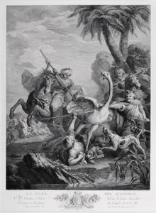 Caza de avestruces de Blai Ametller